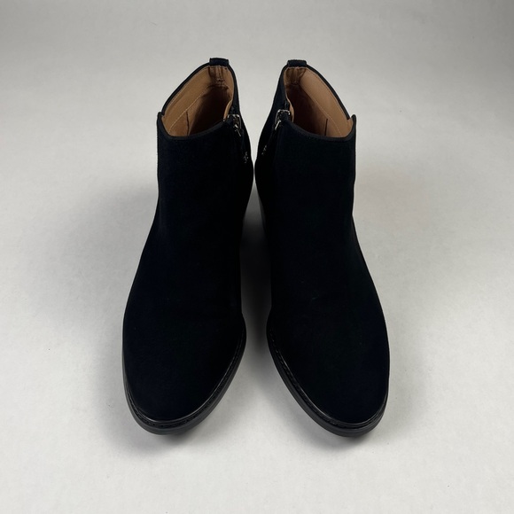 Sam Edelman Black Ankle Suede Leather Boots - Picture 5 of 16